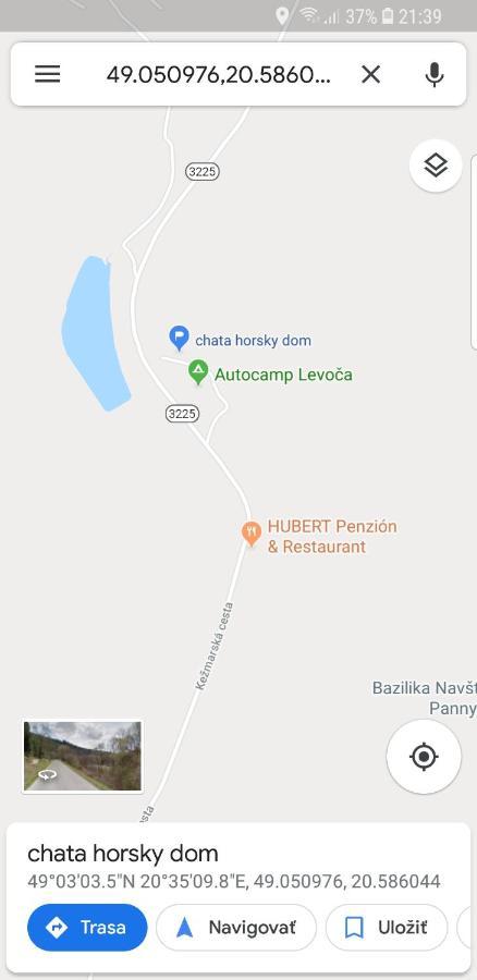 Horsky Dom Villa Levoča Eksteriør billede